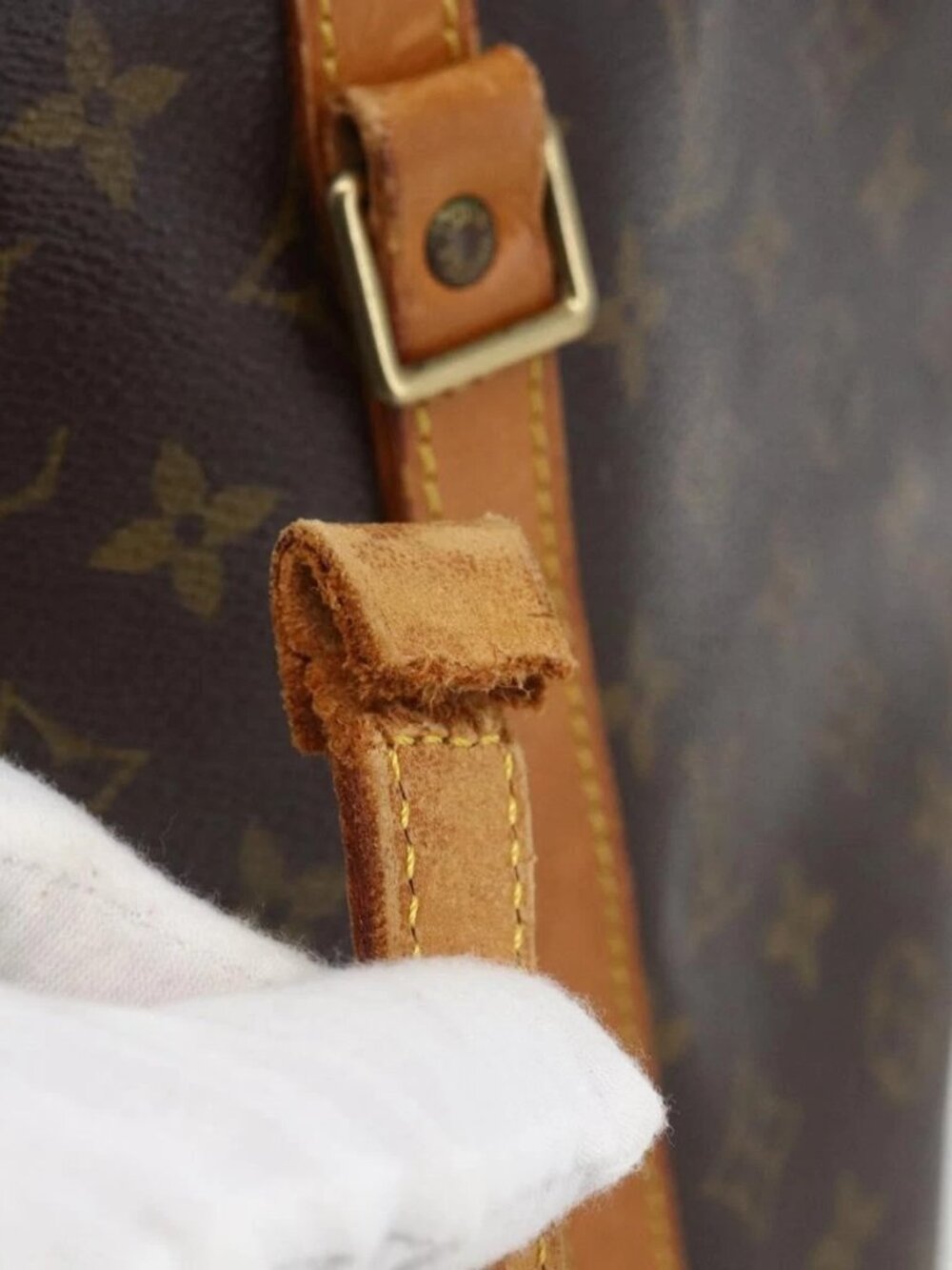 LOUIS VUITTON Monogram Sac Shopping Tote Bag M51108 LV Auth 170591 - Picture 9 of 14